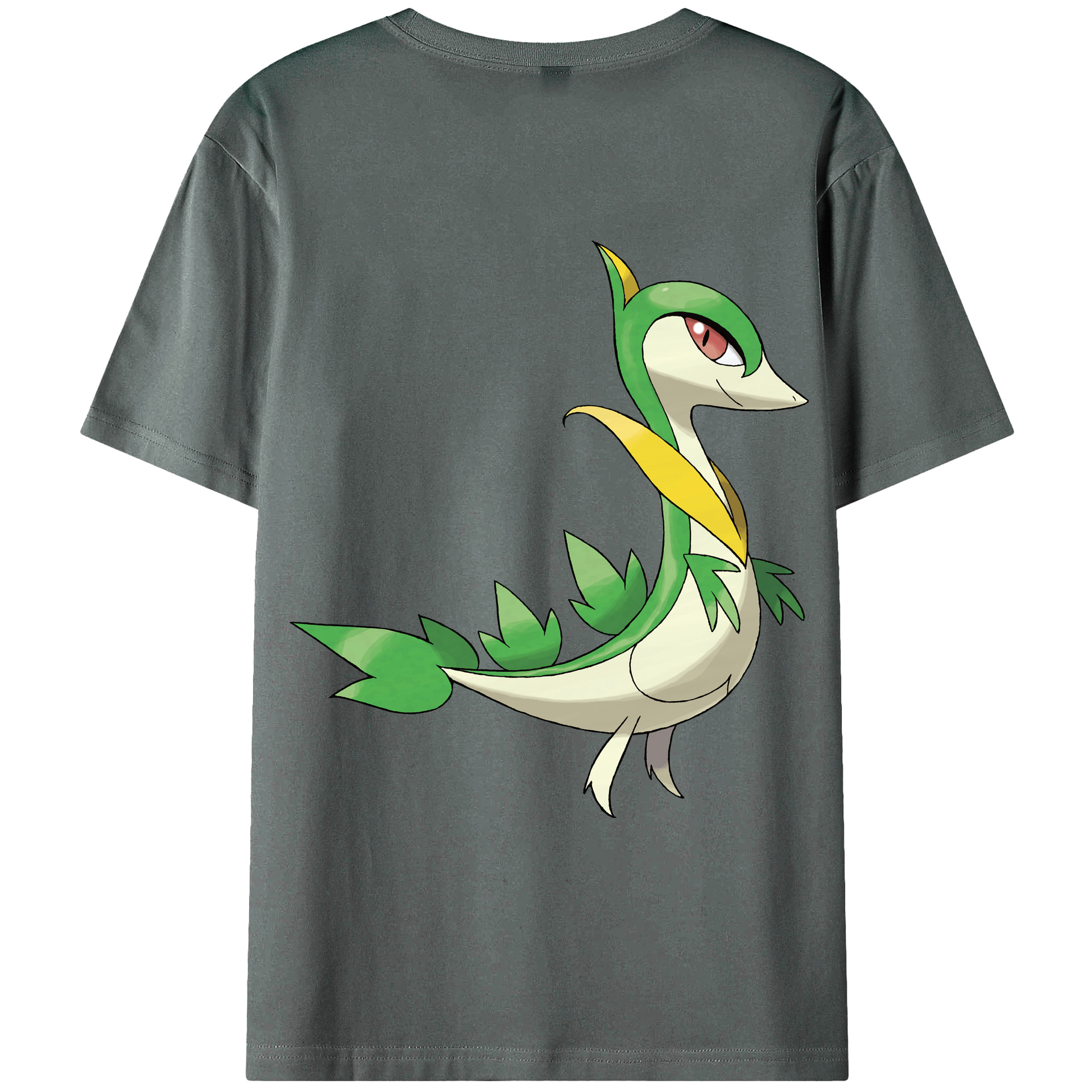 （画像用） ポケットモンスター Pokémon 綿100％ メンズ半袖Tシャツ（バックプリント） 通気性